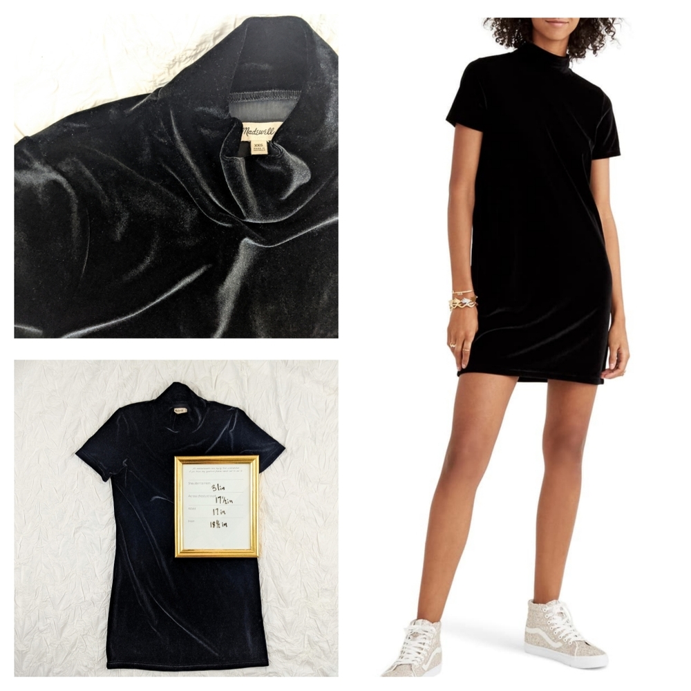 Madewell Velvet dress